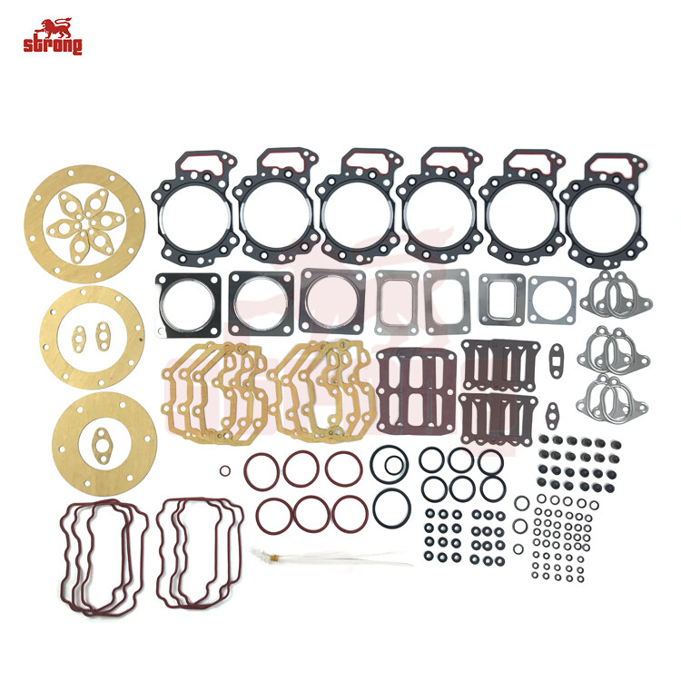 S6D125 Diesel Engine Cylinder Head Upper Gasket Set 6151-K1-9901 For WA470 Wheel Loaders