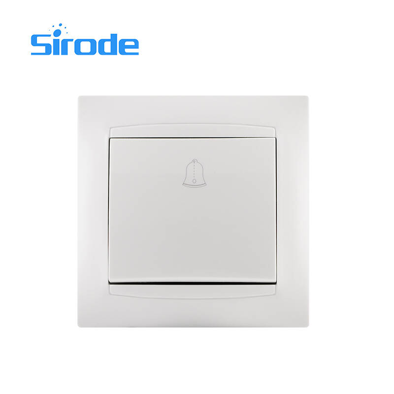 Europe Standard 9206 Series Modern 10A White PC Plate 250V Doorbell Electrical Wall Light Switches And Socket For Home