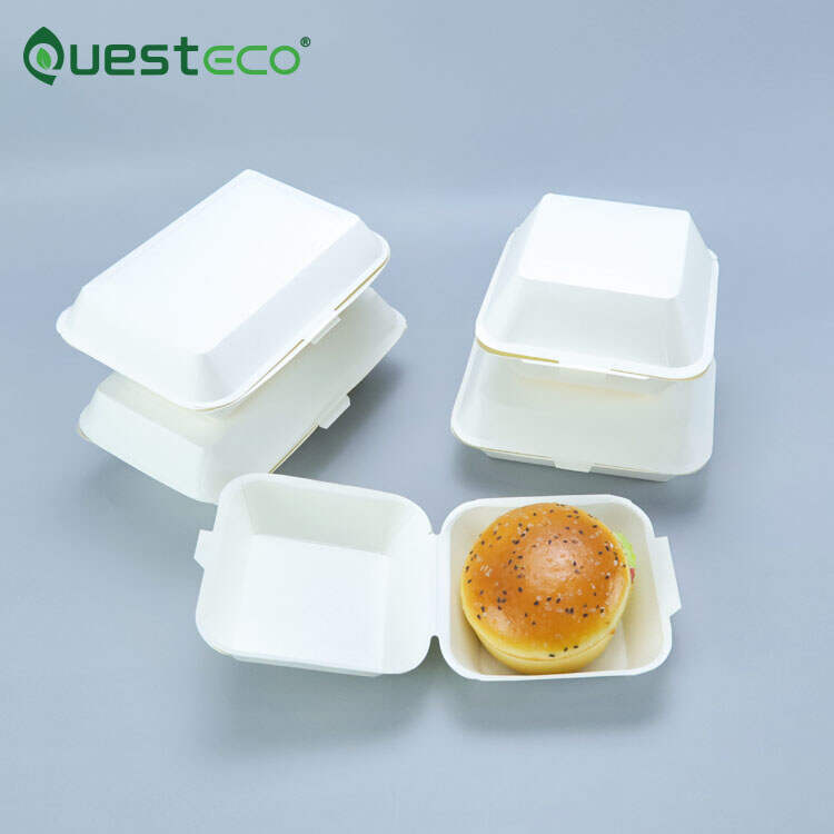 Custom Sleeve Christmas Gable Box Hamburger Sandwich Boxes Thickened Hamburger Box