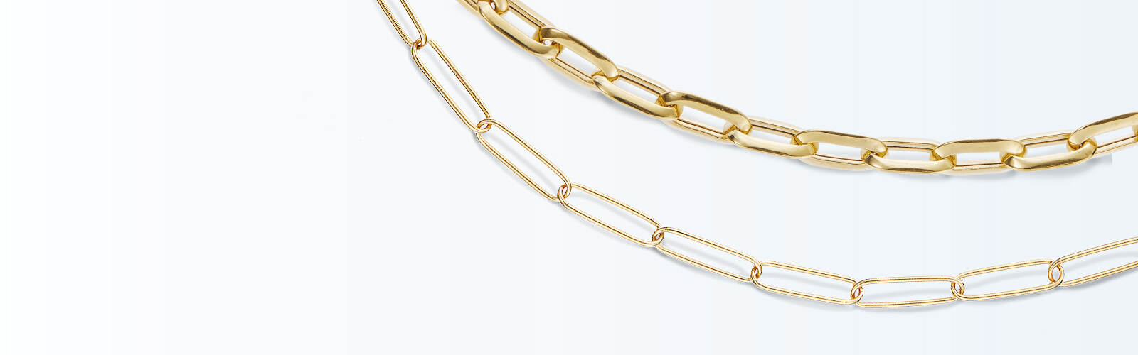 Silver Chain Gold Plating Fashion Trendy,Silver Chain Gold Plating Papeclip Design