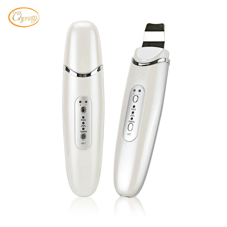 New Design Hand Hold Face Cleaner Microcurrent Ultrasonic Skin Scrubber