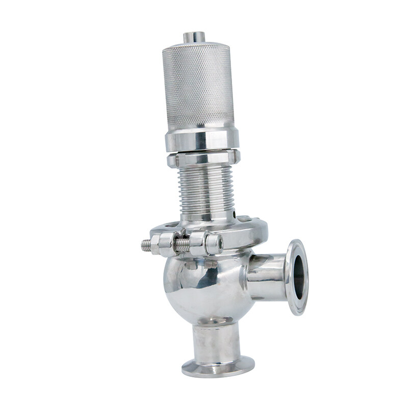 sanitary safety relief valve, sanitary pressure safety valve, sanitary safety valve
