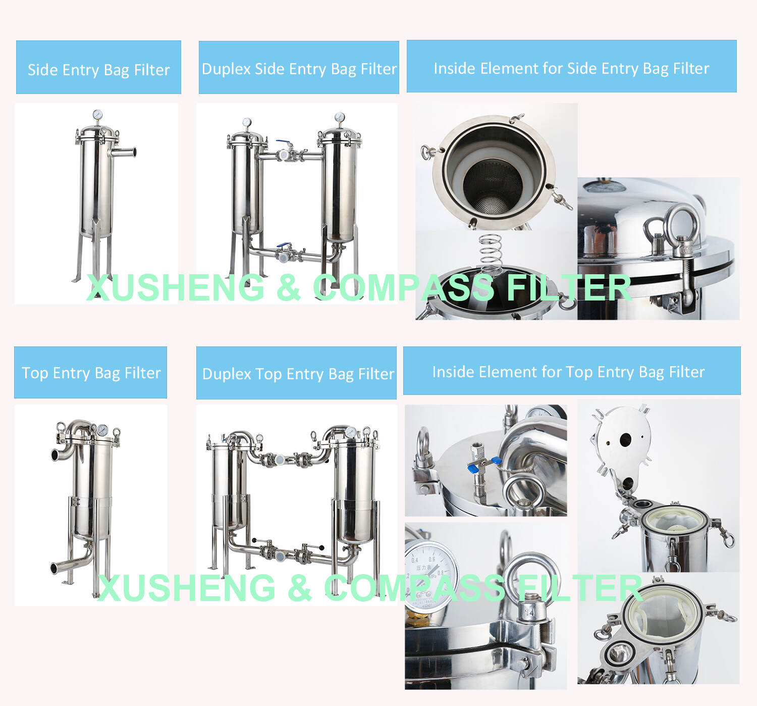 sanitary bag filter, sanitary bag filter housing, top entry bag filter housing, bag filter housing, bag filter housings, sanitary filter housing stainless, stainless steel sanitary filter housing, bag filter housing stainless steel, stainless steel bag filter housing, sanitary filter housings