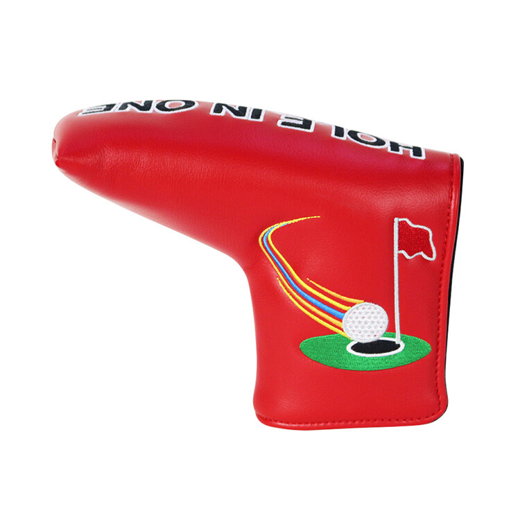 golf club head cover manufacturers, magnetic closure golf head covers, mid mallet center shaft putter cover, magnetic golf head covers set, wholesale golf head covers