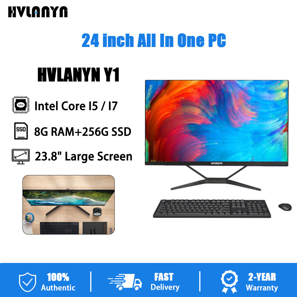 (Stock In Philippines)HVLANYN All In One PC Y1 Desktop Computer 24 Inch
