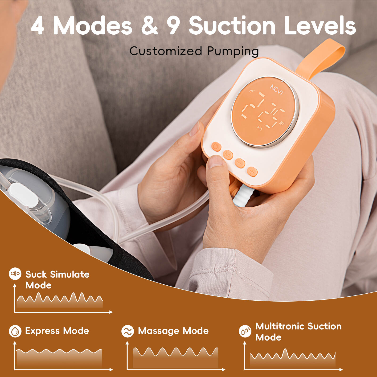 portable hands free breast pump, electric hand free breast pump, double hands free breast pump