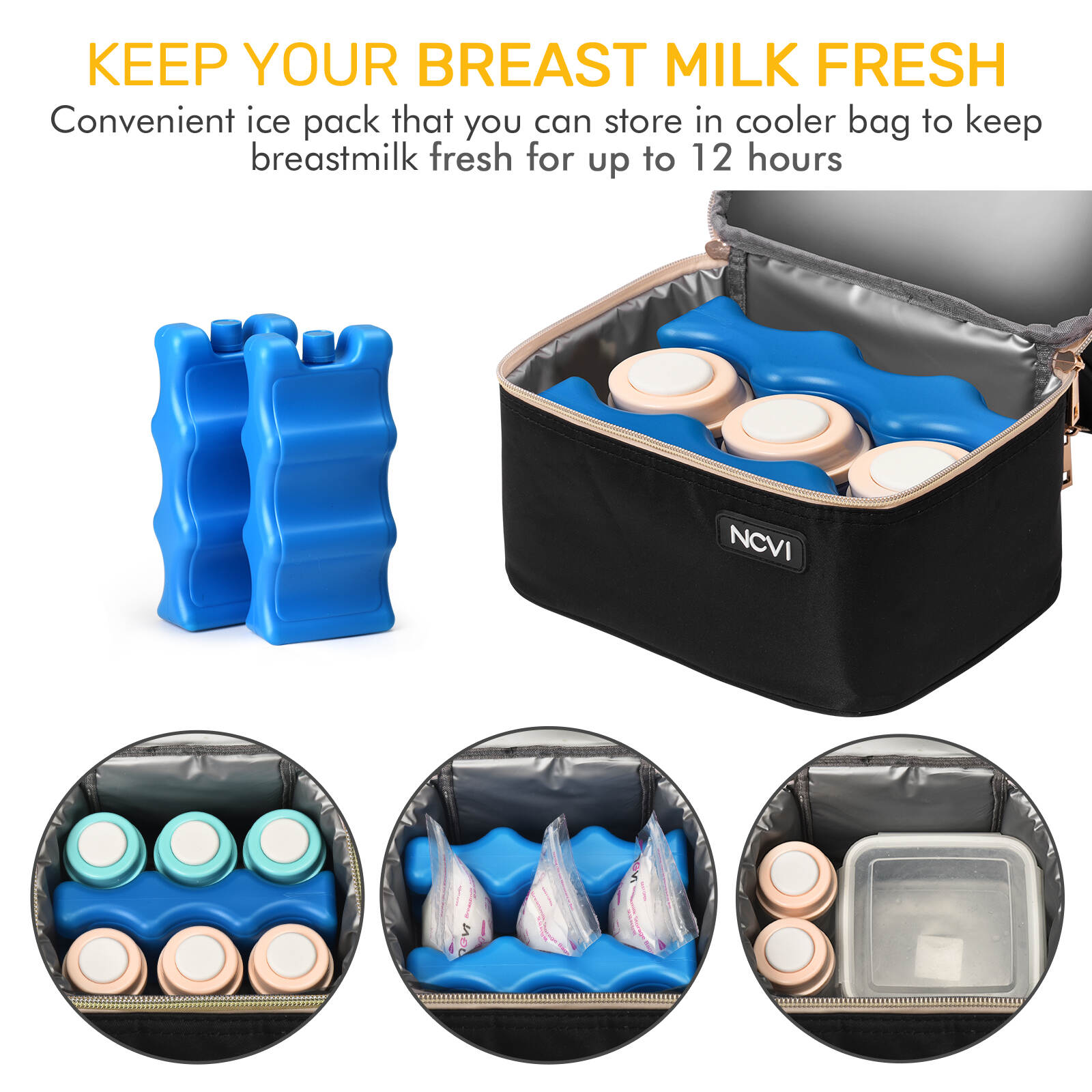 insulated breastmilk cooler bag, Portable breast milk bag, breastmilk cooler bag factories, best breastmilk storage cooler bags