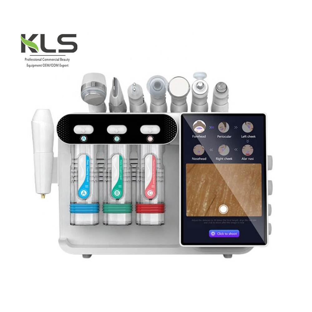 Professional 7 in1 Hydro Beauty Dermabrasion CE FCC Micro Bubble Mejor acné de cuidado de la piel Hydro Fabricante