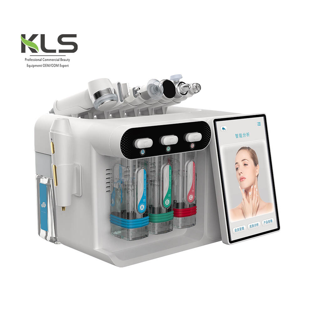 Professional 7 in1 Hydro Beauty Dermabrasion CE FCC Micro Bubble Mejor acné de cuidado de la piel Hydro Fabricante