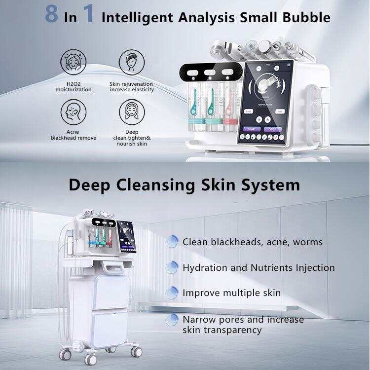 Professional 7 in1 Hydro Beauty Dermabrasion CE FCC Micro Bubble Mejor acné de cuidado de la piel Hydro Fabricante
