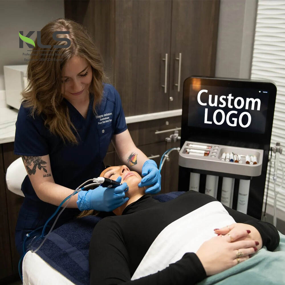 Μηχανή Dermabrasion του προσώπου. Υδρά κόκκινο φως προσώπου διαμάντια αποφλοιώνει τους πόρους του νερού φροντίδα δέρματος καθαρισμός Hydra Machine? Η μηχανή φλούδας οξυγόνου του δέρματος. Hydra Dermabrasion Spa Salon Χρησιμοποιήστε προϊόντα φροντίδας του δέρματος προσώπου