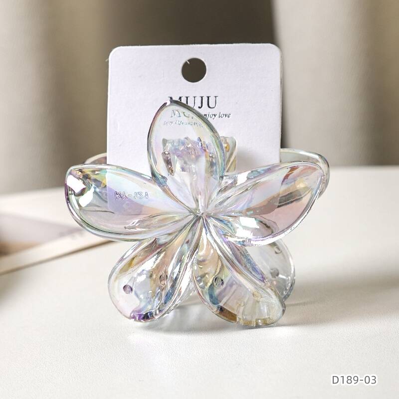 8 cm Nouvelle couleur transparent transparent épingle à cheveux