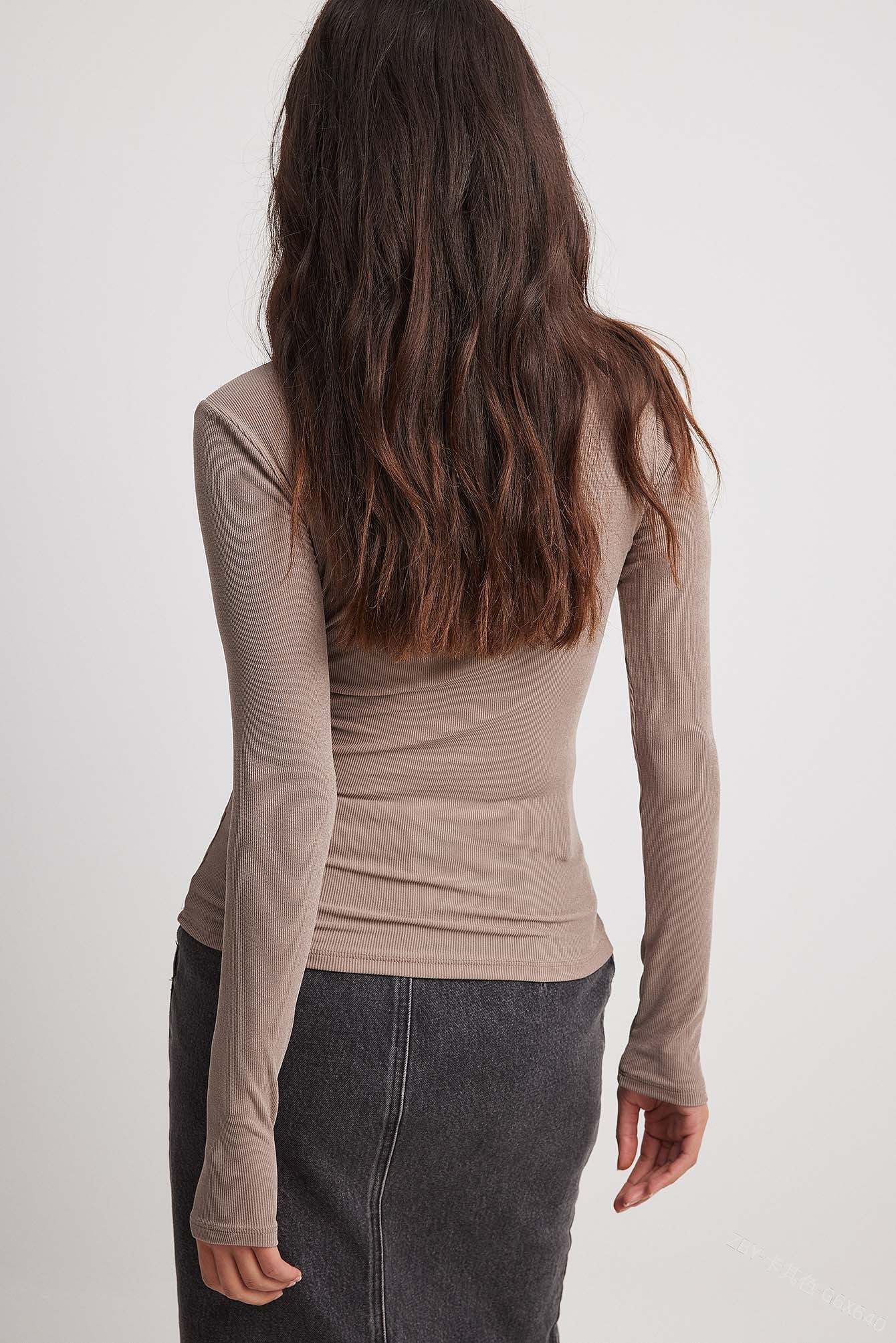 Back View of Long Sleeve Top