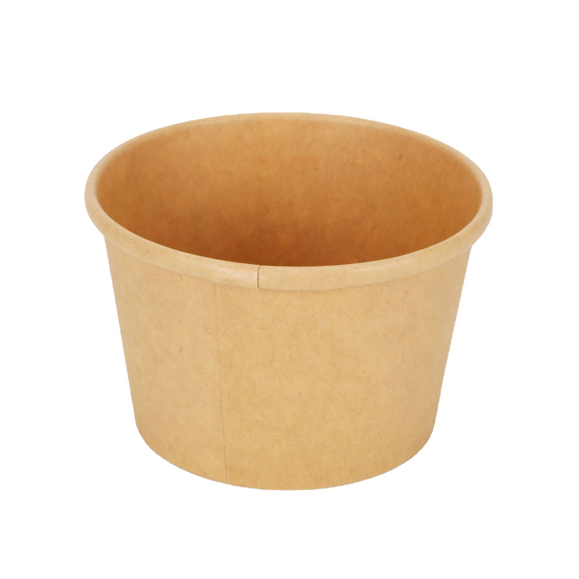 Hot Sale Custom Take Away Soup Kraft Paper Food Box Porridge Packaging Custom Printed Paper Cups