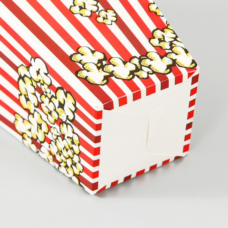 cardboard popcorn boxes, circus popcorn boxes, colorful popcorn boxes, colored popcorn boxes