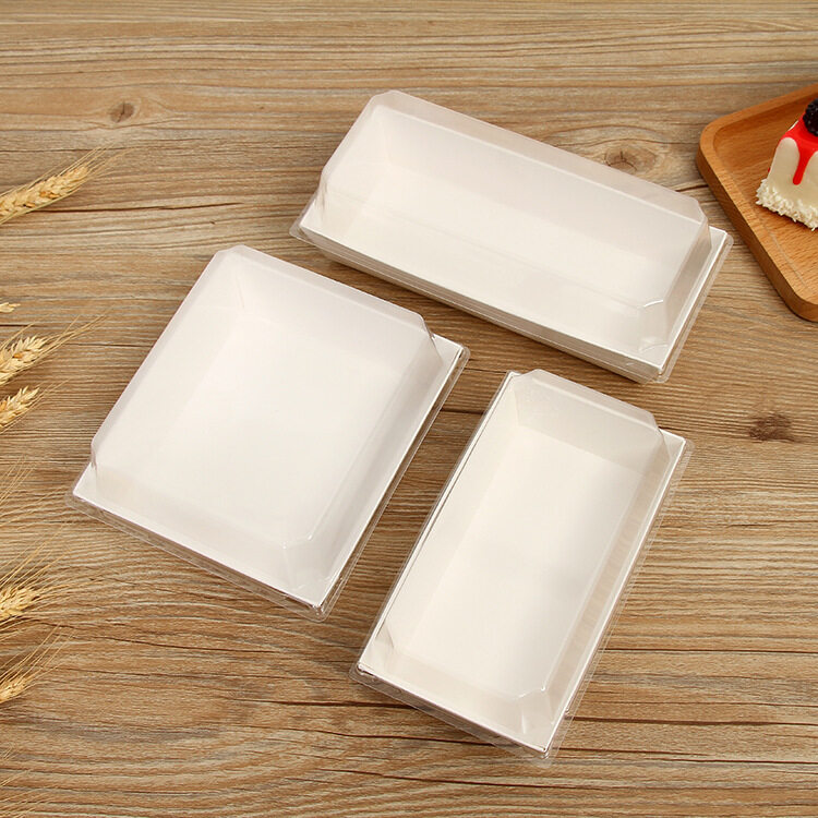 kraft paper food packaging boxes, sushi containers with lid, sushi containers with lids