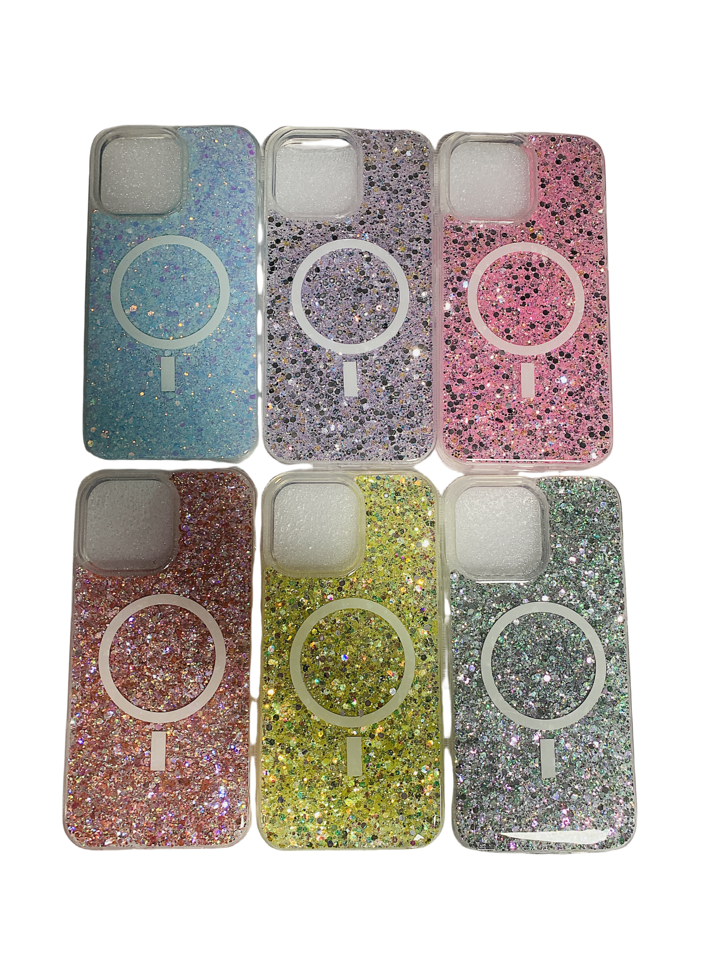 Luxury Clear Transparent Glitter Bling Soft TPU PC Phone Case For iPhone 14 Pro Max 13 12 Pro