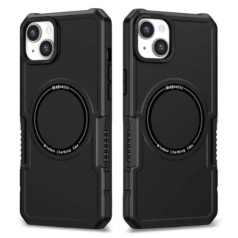 Trendy Wireless Charging PC TPU Magnetic Cell Mobile Phone Case For Iphone 11 Pro Max Tough Cover