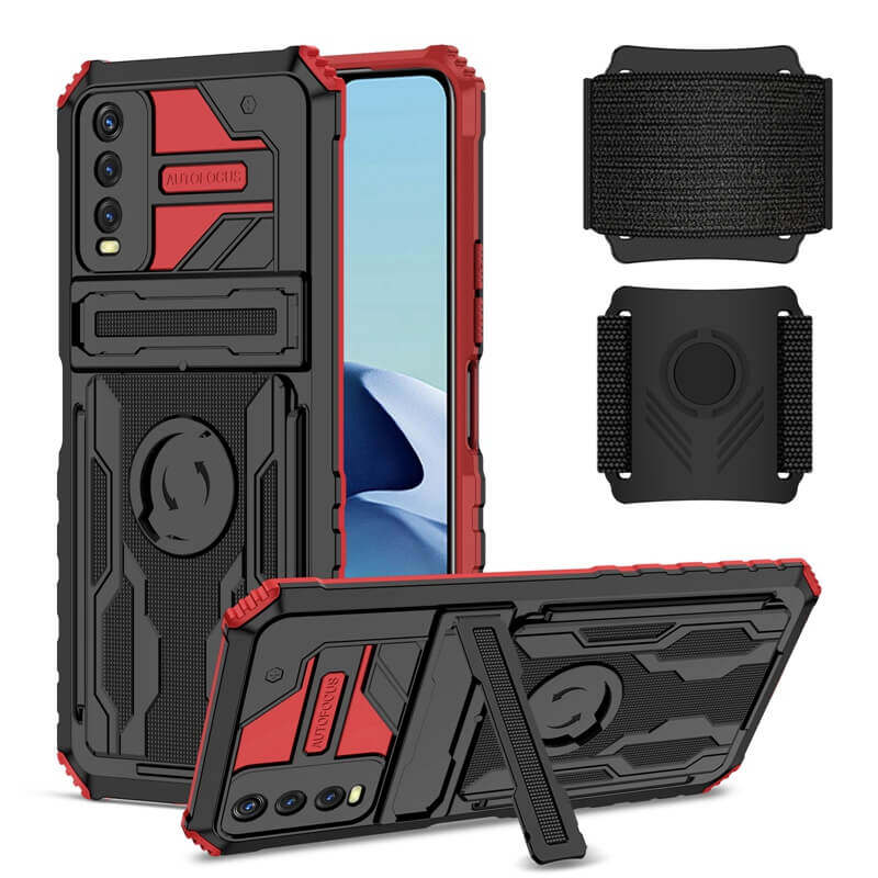 New arrive cool mobile phone bags brand phone cases sport armband hard case for iphone 13 14 15 16 pro max