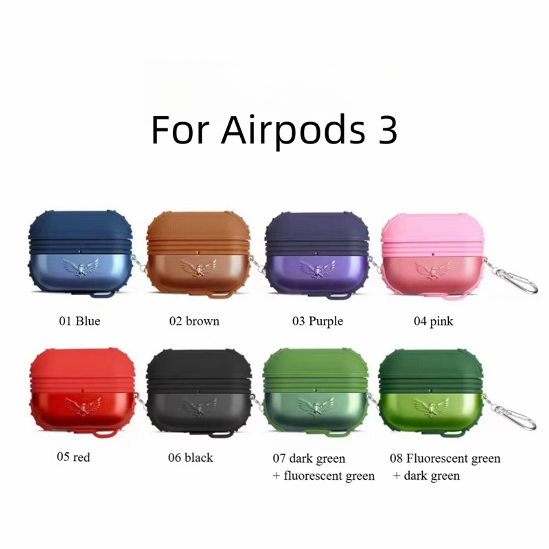 New For Airpods 1 2 3 Shockproof Hybrid Silicone Hard Earphone Protective Case For Airpod pro 2 generation cases