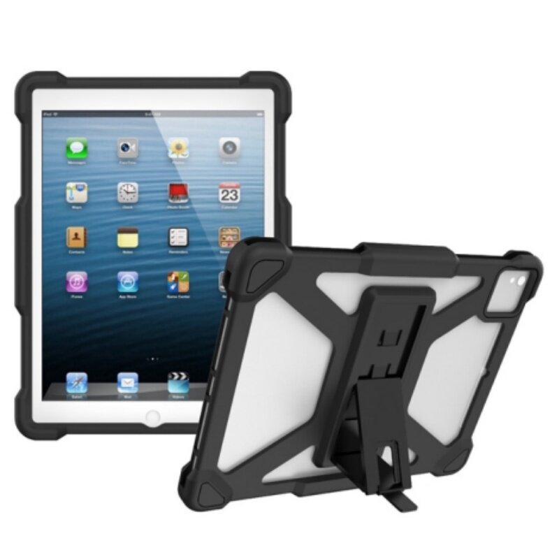 Anti-shock Universal Silicone shell tablet case with PC bracket cover 9 inch to 11.5 inch