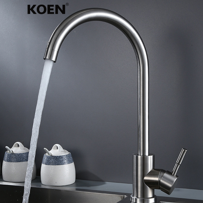 360 Degree Rotatable Water Mixer Taps Single Handle TAPS and brass kitchen sink water filter Hot and Cold water sink taps