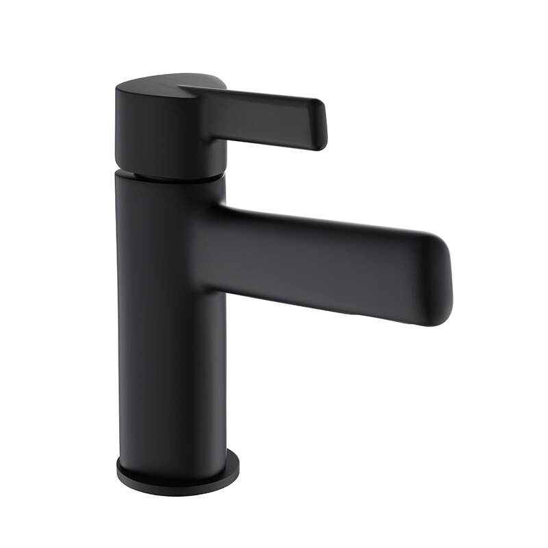 Faucet Manufacturer Black Taps Bathroom Sink Faucet for Hotel Apartment Construction