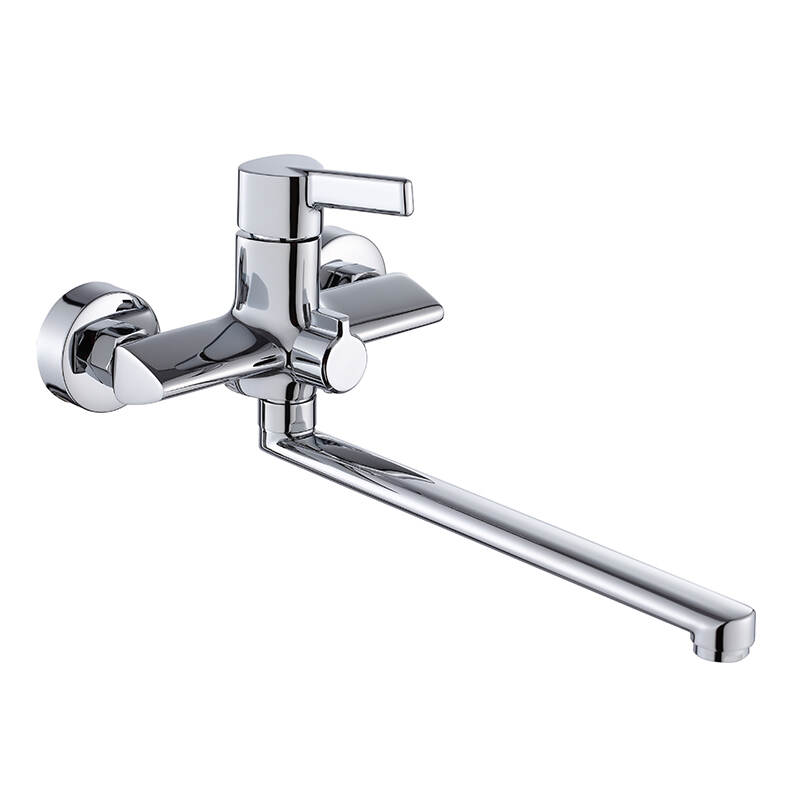 Brass Wall-mounted Kitchen Faucet single lever brass kitchen sink faucet tap