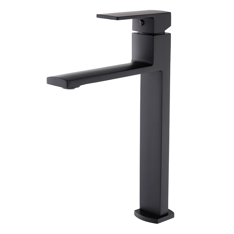 Bathroom Faucet Mixer Tap Deck Mount Black Tap Single Handle Lavatory Basin Vanity Sink Faucet