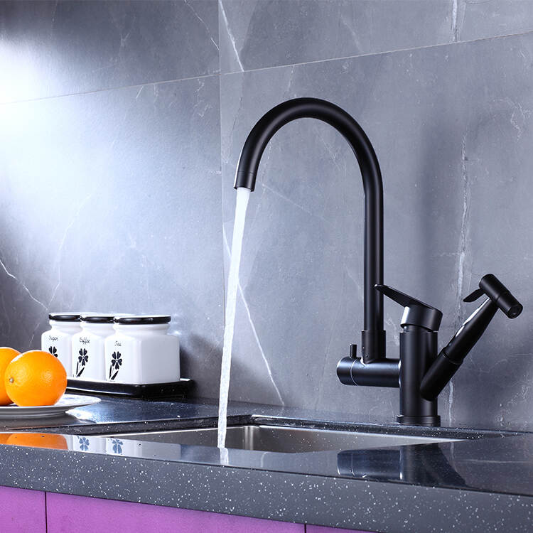 Modern luxury single lever pull out water tap down sink kitchen Mixer faucet