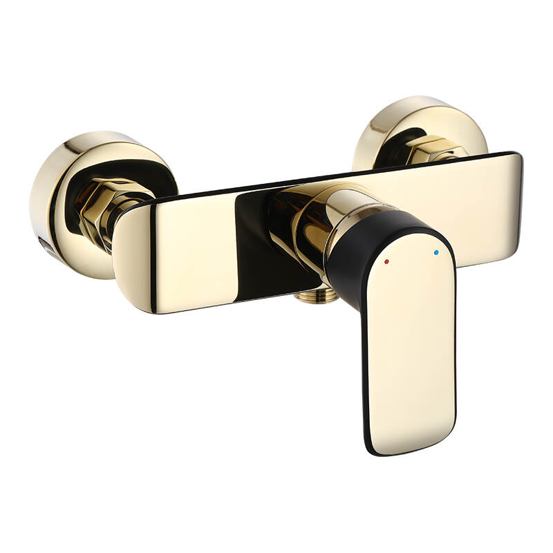 Good price wholesale popular brass gold faucet wall mounted shower faucet