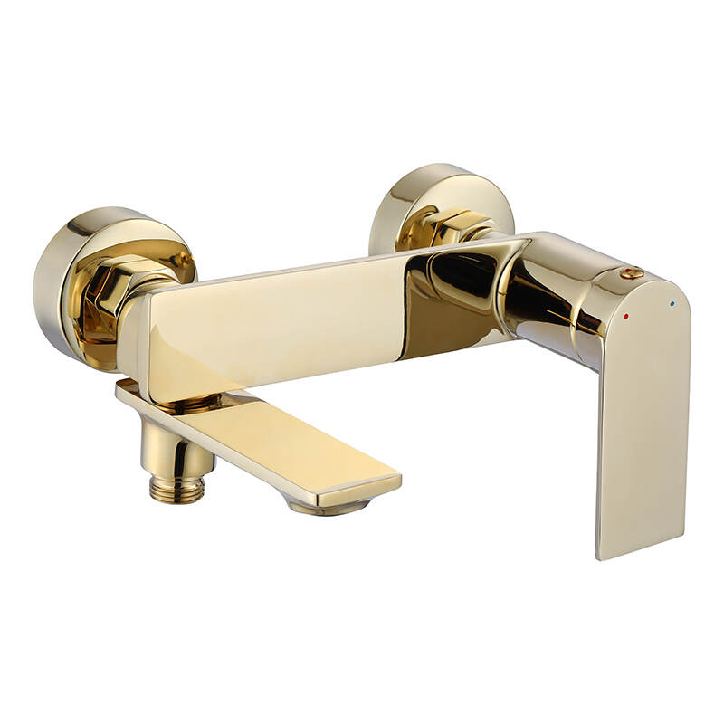 Wholesale luxury bathroom bath shower gold faucet thermostatic shower mixer