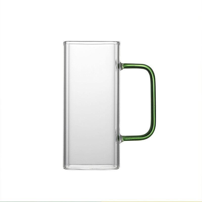 square mugs wholesale, clear glass square coffee mugs, square glass coffee cups