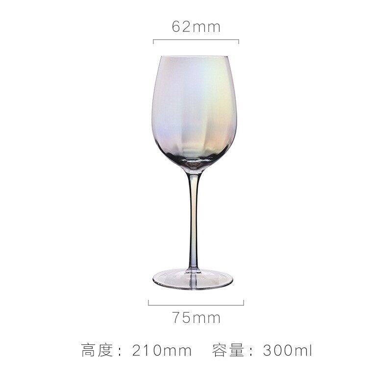 iridescent champagne glasses, iridescent cocktail glasses, iridescent martini glasses