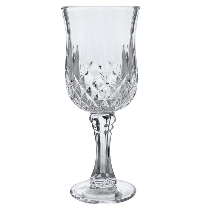 Wine Glasses Goblets, Classic Goblet Beverage Glasses, Vintage Water Glasses, Beverage Stemmed Glass Cups for Parties, Bars,