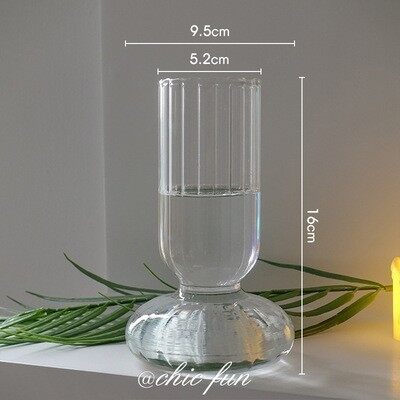 clear glass vase sets, square glass vase set, modern art glass vases, modern clear glass vases