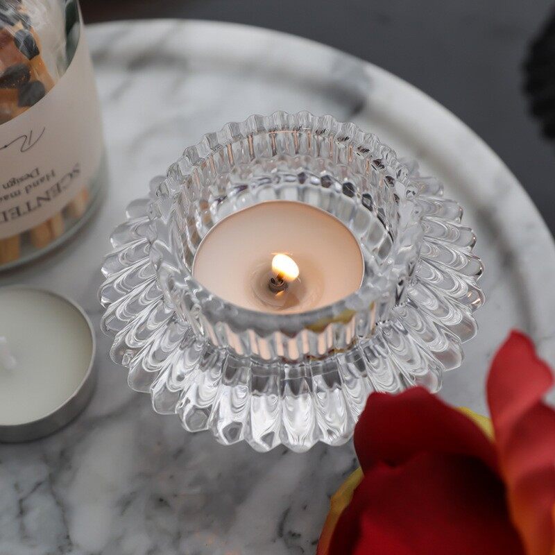 Wholesale Glass Taper Candle Holders, small glass taper candle holders, clear glass taper candle holders, glass taper candle holders 4 inch