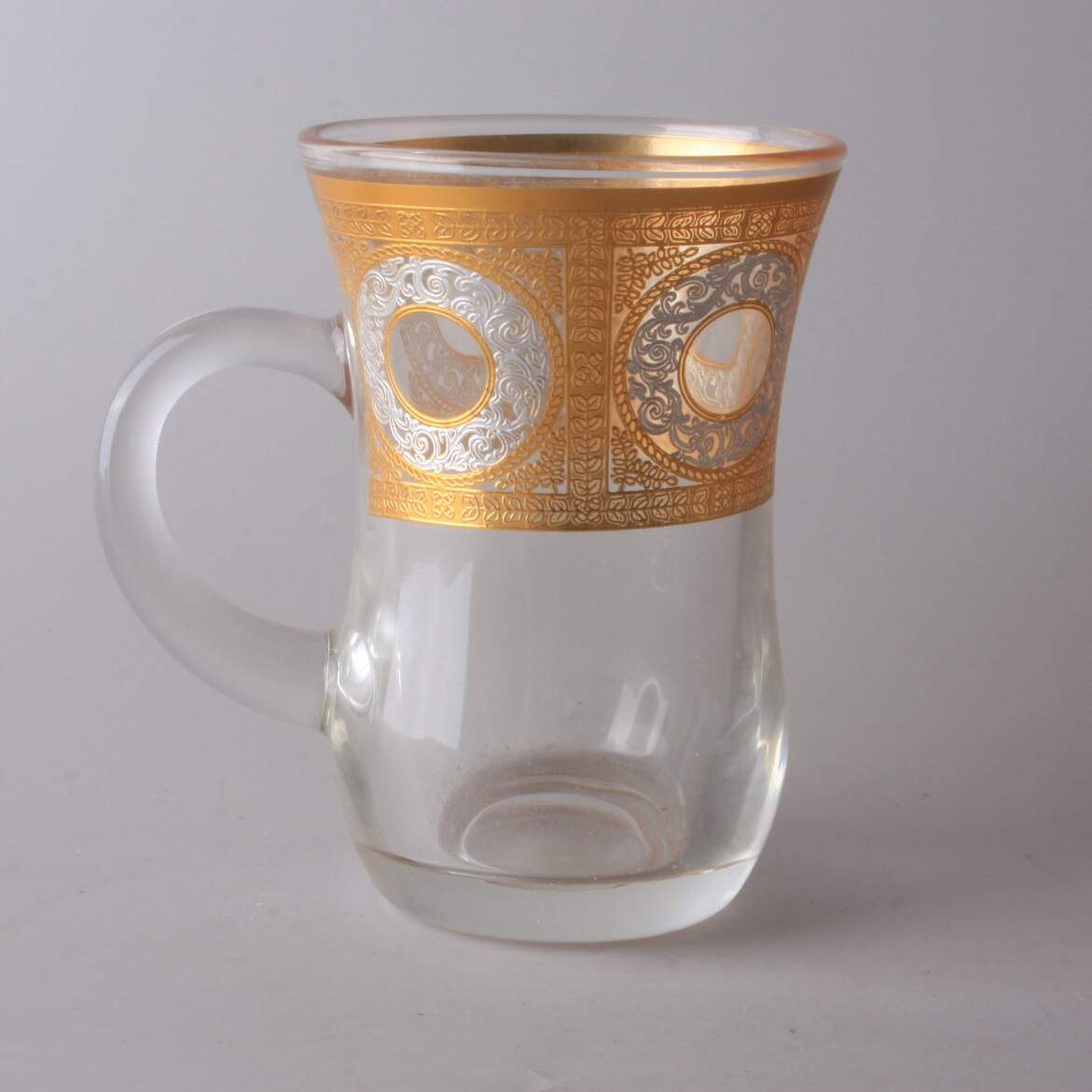 Creative Transparent Glass Cup Cross-border Supply Glass Embossed Glass Coffee Cup Latte Cup
