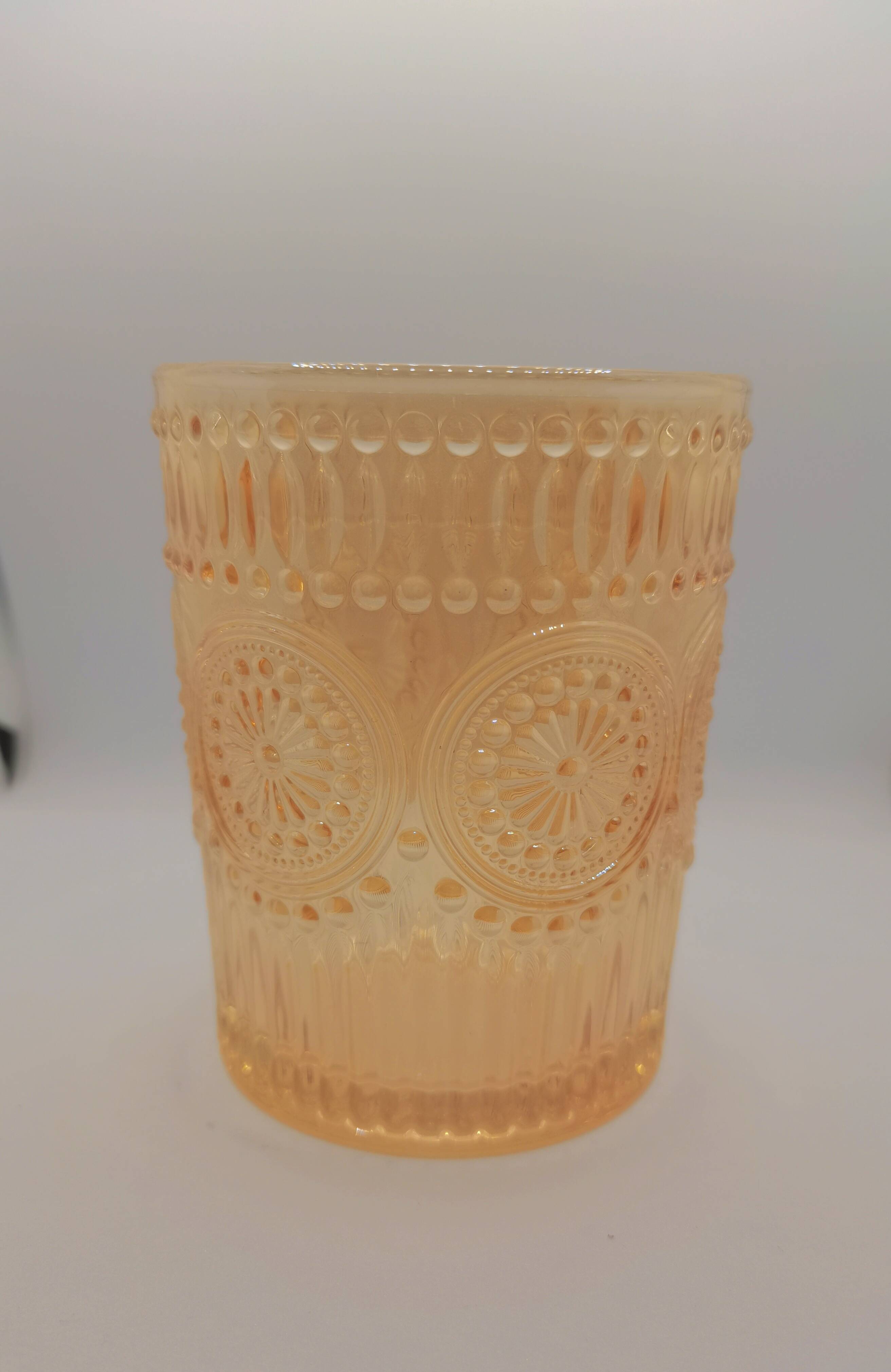 Sunflower Cup Embossed Glass Breakfast Cup Household Beer Mug Coffee Cup Juice Cup Milk-tea Cup