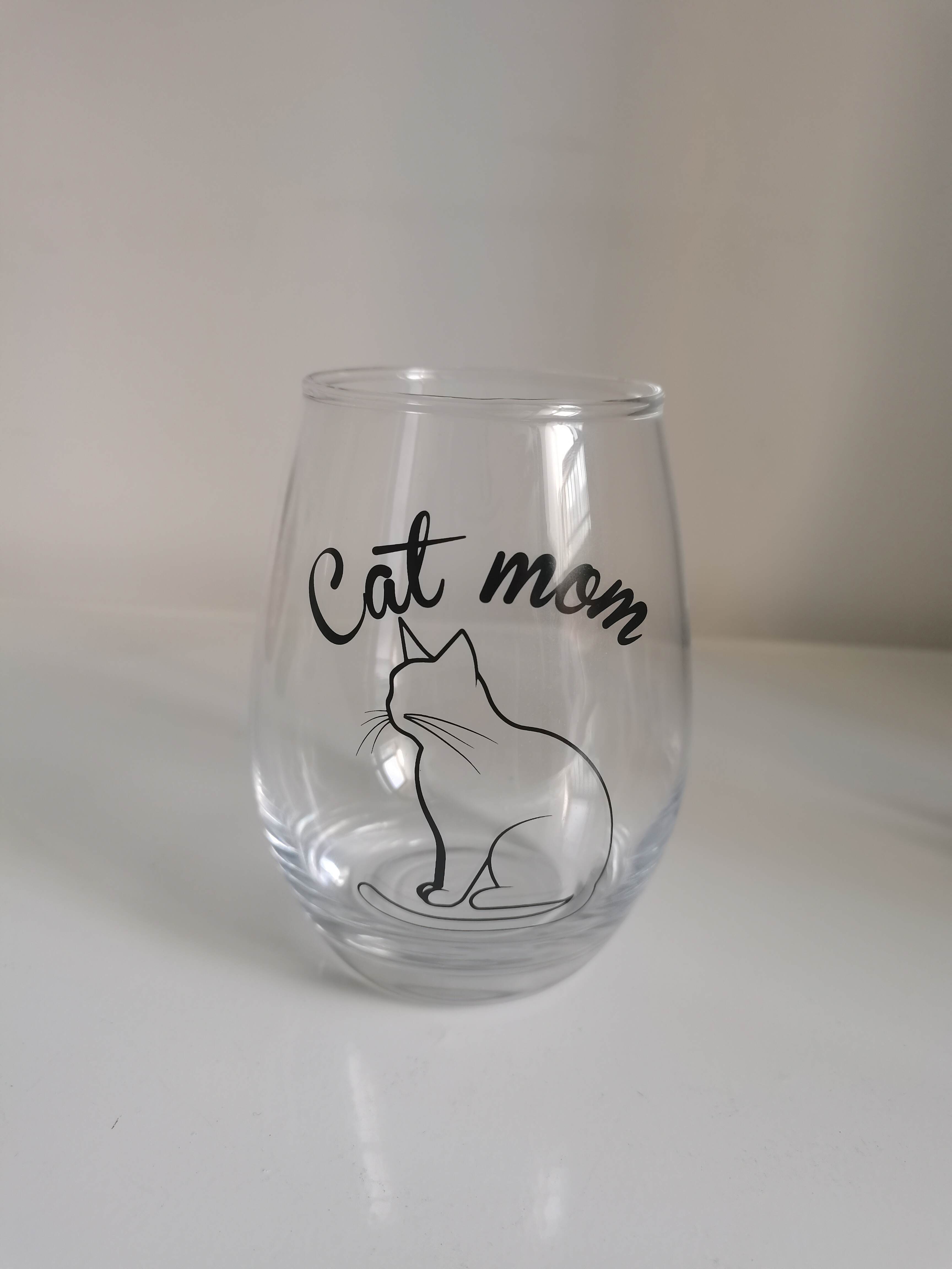 Large Capacity Glass Egg Cup Home Crystal Wine Glass Juice Tumbler with Customizable Decals and Gold Accents