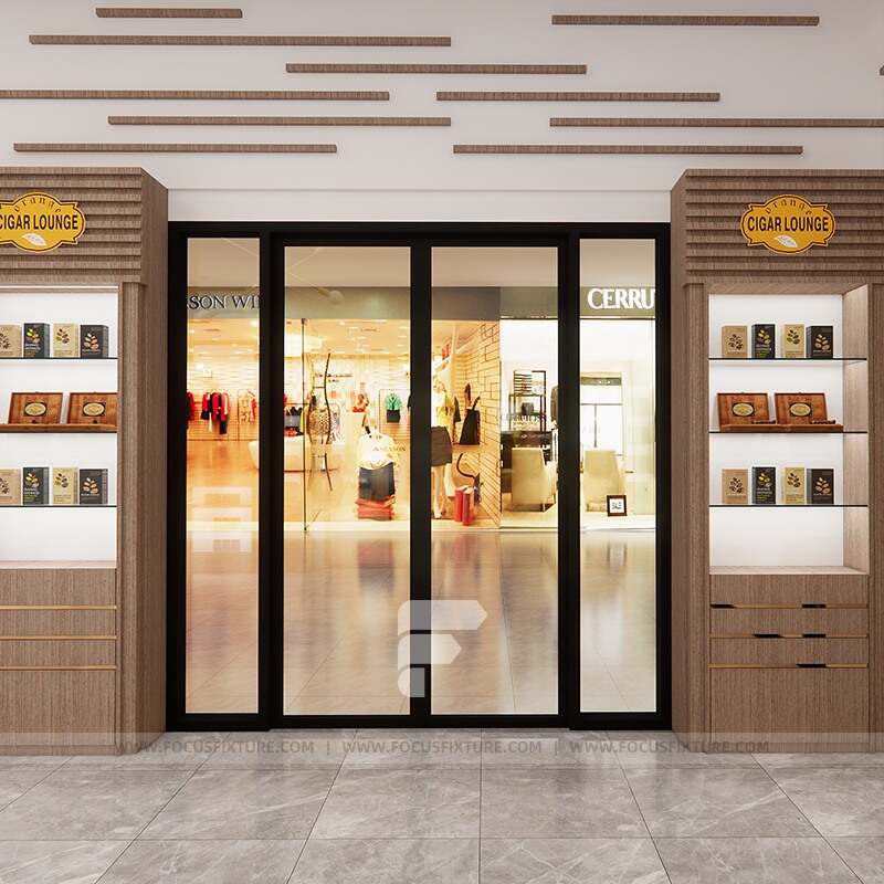 display dispensary; cigarette display; glass showcase; customizable design; vintage white cabinet; wood showcase; retail display solutions; modern dispensary furniture