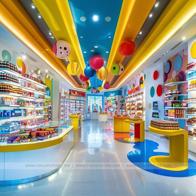 Snack Fixture Snack Bar Interior Design Candy Store Fixtures Stand For Chocolate