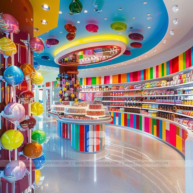 Chocolate Diaplay Rack Display Sweets Candy Store Decoration