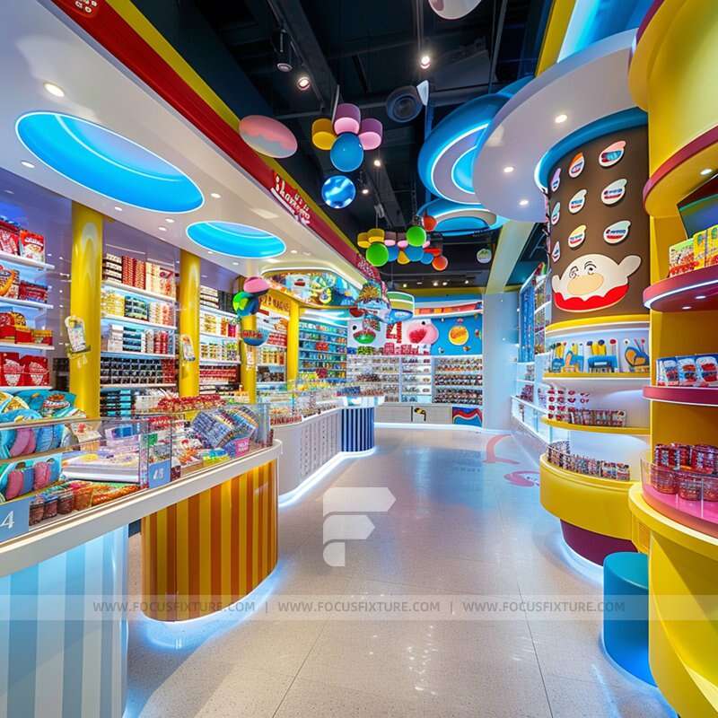 Snack Fixture Snack Bar Interior Design Candy Store Fixtures Stand For Chocolate