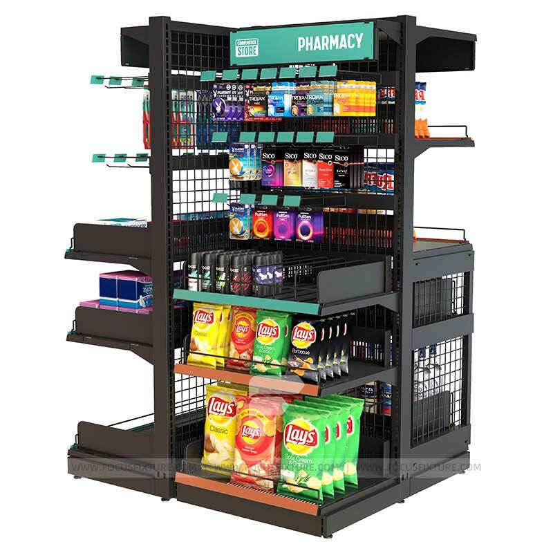 Grocery Store Supplies Supermarket Racks Retail Display Fixtures