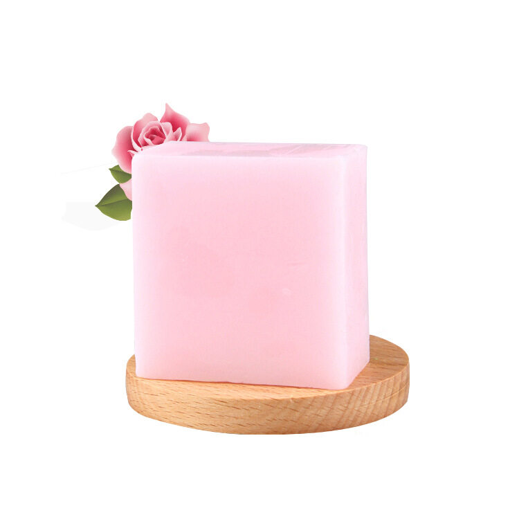 Wholesale Oem Facial Cleanser Body Bar Soap Manufacturer Rose Extract Natural Organic Bath Handmade Soap