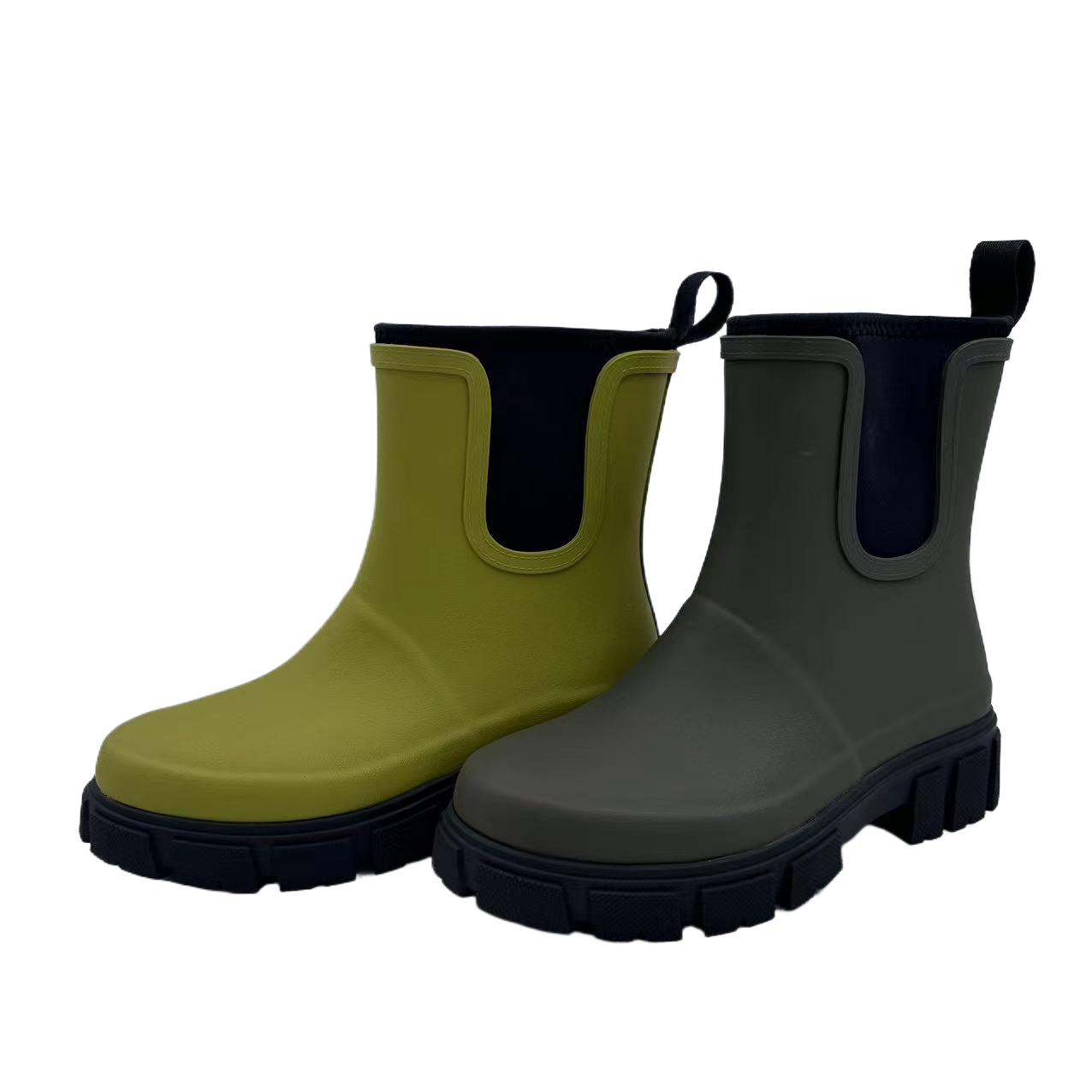 Women rubber rain boots