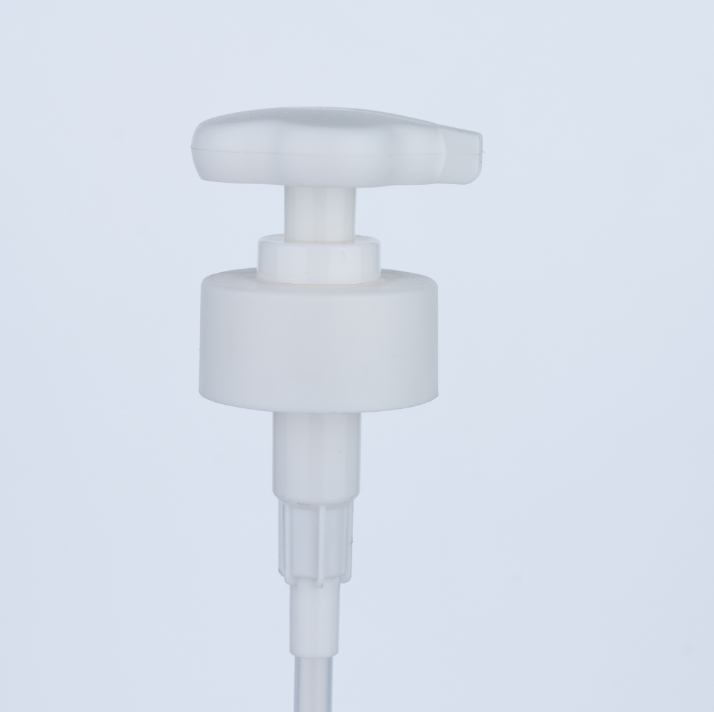 28/400 White Flower Shape  Lotion Pump Head for Shower Gel Bottles and Shampoo Bottles for Bathing Skincare and Haircare