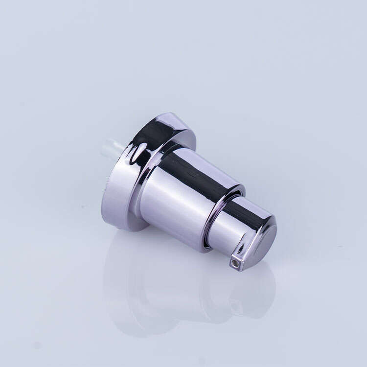 18/410 pump, foundation pump, violet cream pump, cosmetic pump supplier, green bottle with pump, personal care packaging, wholesale pump head, OEM ODM cosmetic packaging, private label lotion pump, bulk cosmetic dispenser