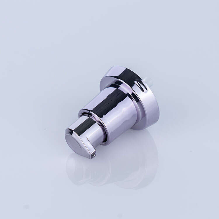 18/410 pump, foundation pump, violet cream pump, cosmetic pump supplier, green bottle with pump, personal care packaging, wholesale pump head, OEM ODM cosmetic packaging, private label lotion pump, bulk cosmetic dispenser